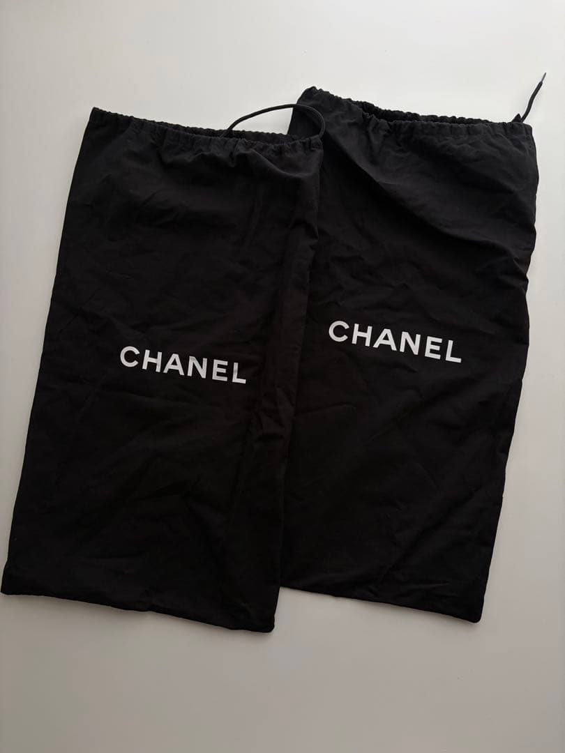 靴 CHANEL Leather Ascot CC Logo Boots 38