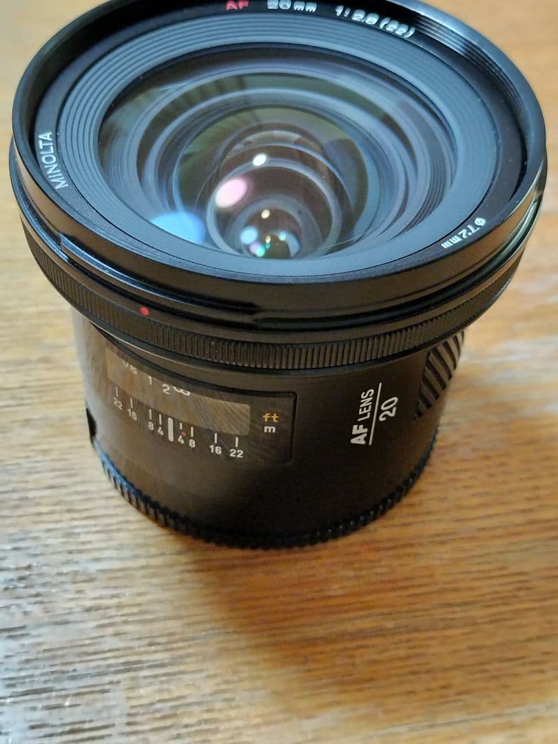 MINOLTA AF 20mm F2.8 レンズ