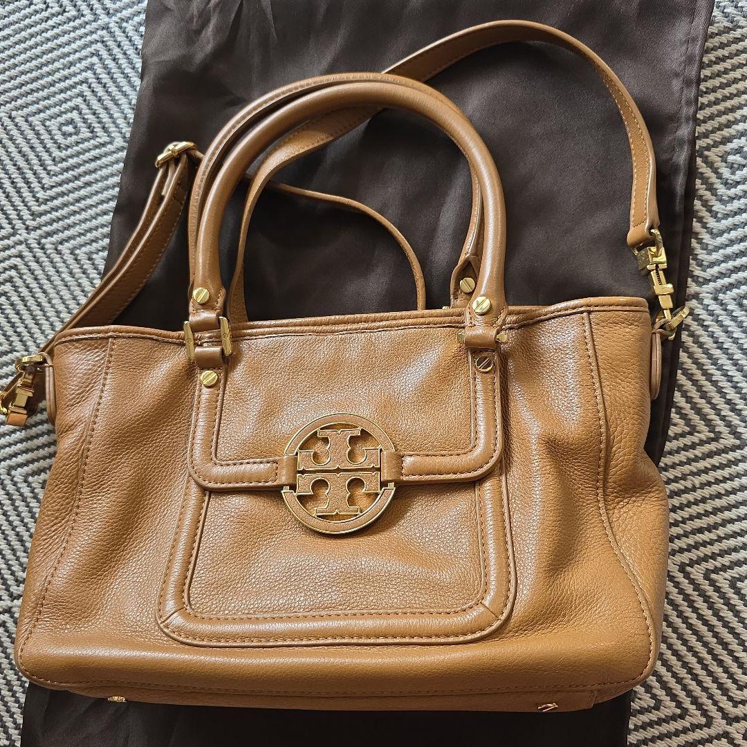 トリーバーチ　アマンダ　2way トートバッグ レザー ショルダー 肩掛