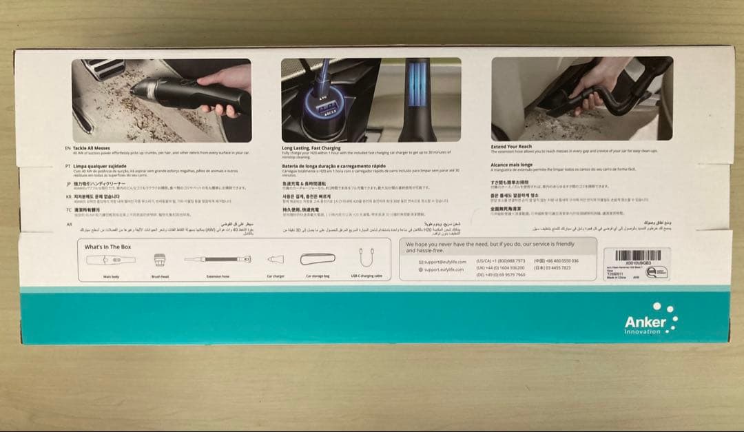 Anker Eufy Vac H20 ハンディクリーナー 掃除機 車