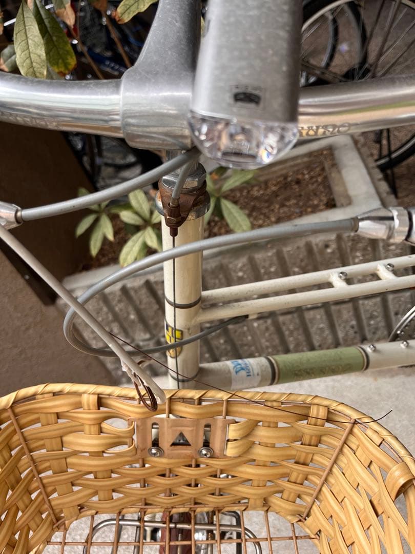 【BRUNO】 バスケット付きミニベロ ブルーノ　クリーム色