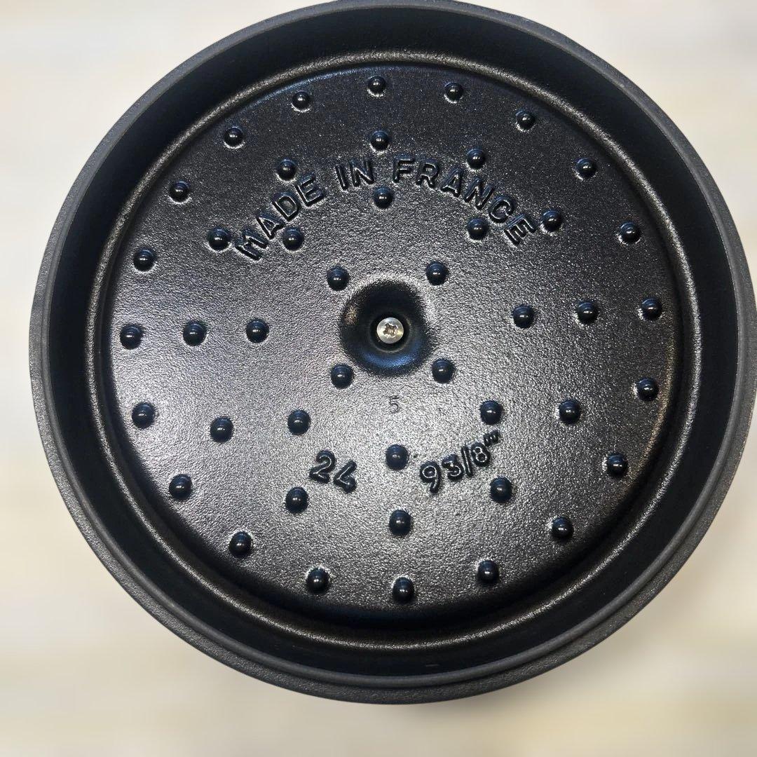STAUB 両手鍋 24cm チェリー