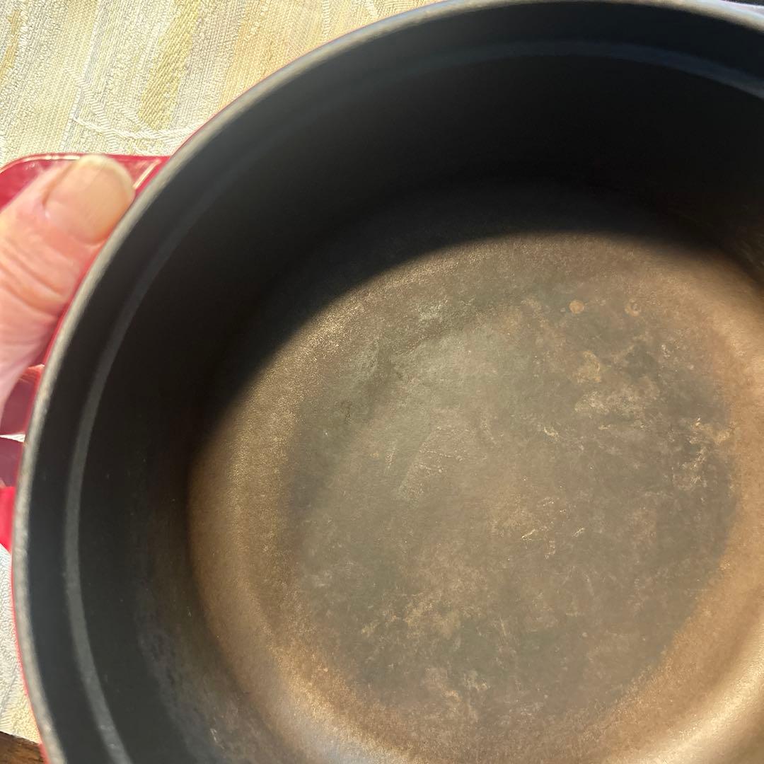 STAUB 両手鍋 24cm チェリー