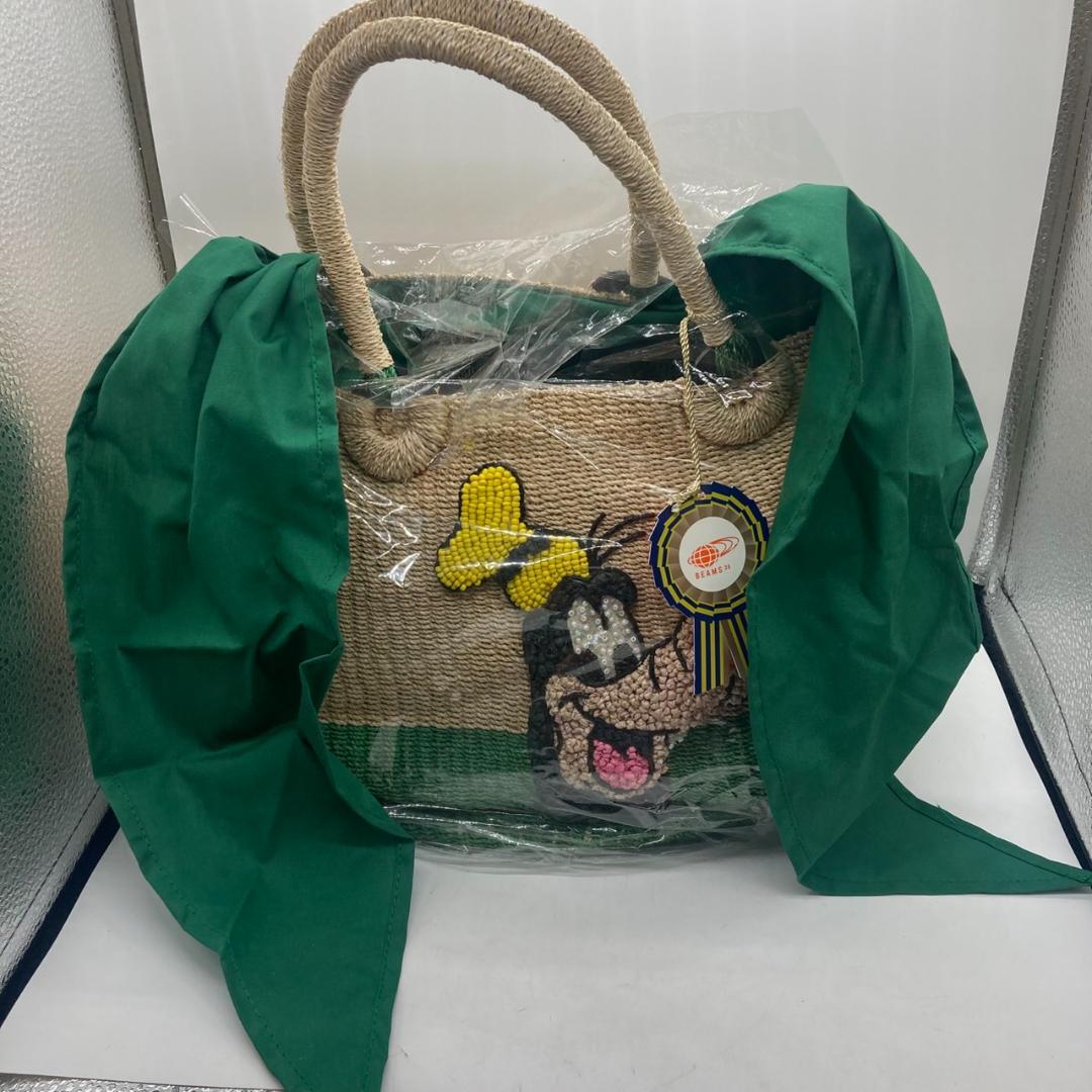 ▼未使用品　BEAMS BOY ディズニー　かごバッグ　グーフィー