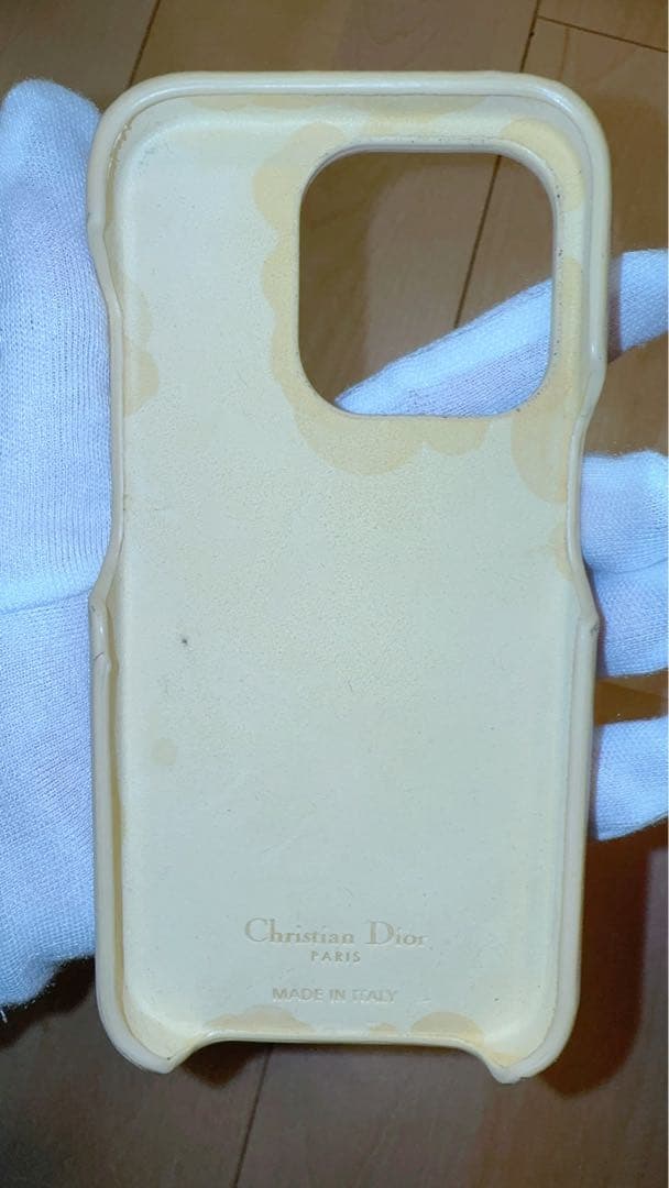 Dior iPhoneケース イエロー　15pro
