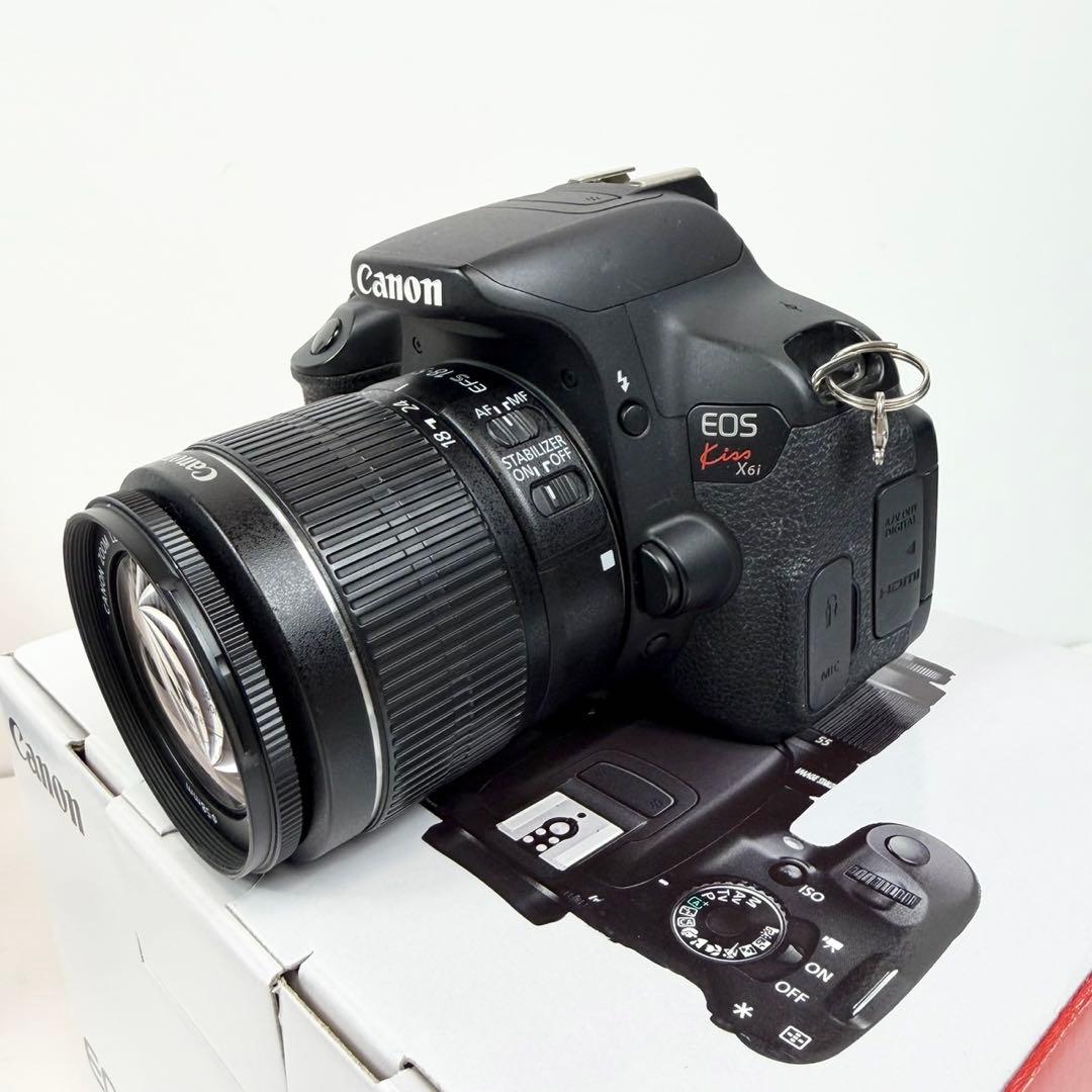 Canon EOS kiss X6i ダブルズームレンズキット キャノン カメラ