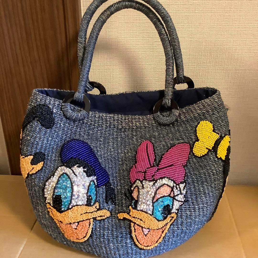 ディズニー　キャラクター　かごバッグ