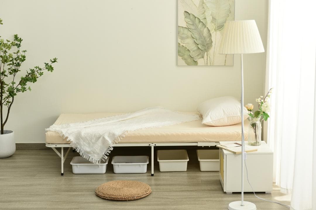 パイプベッド 折りたたみベッド シングル 組立簡単 ベッド 耐荷重200kg