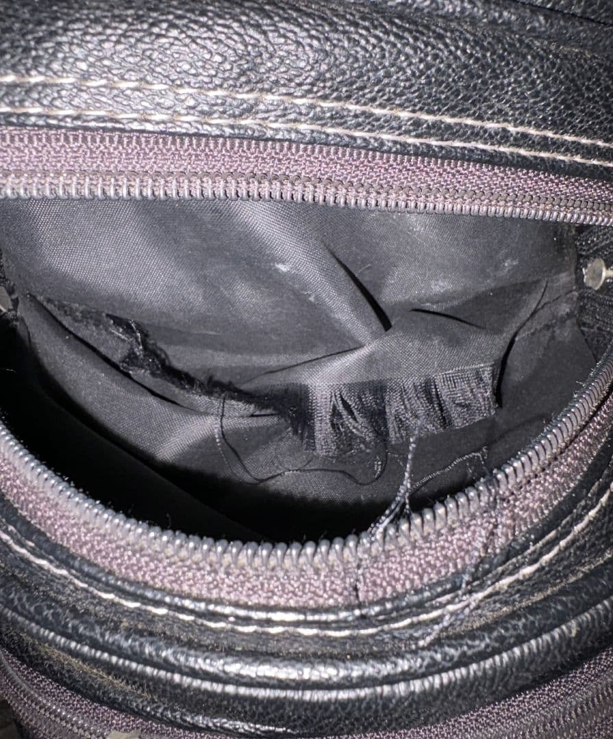 hikaru kotaniBURBERRY ブラックレザー キャディバッグ