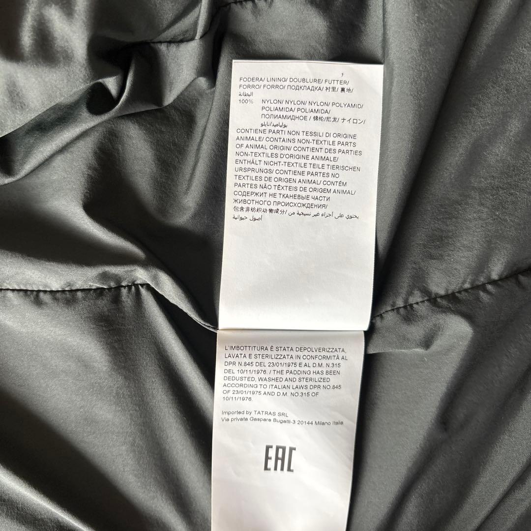 【極美品】タトラス /ERGICO /エルジーコ ダウンジャケット 02 メンズ