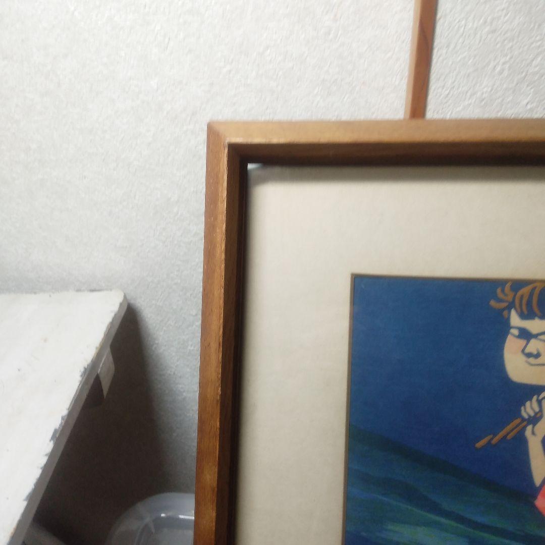 滝平二郎こぶしの花木製版画リトグラフ