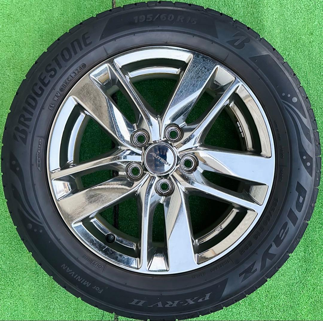 C25 C26 セレナライダー 2024年 195/60R16アルミタイヤセット