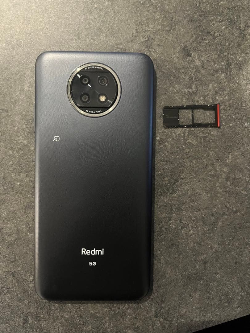 【動作良好】Redmi Note 9T 64GB ブラック 本体 SIMフリー