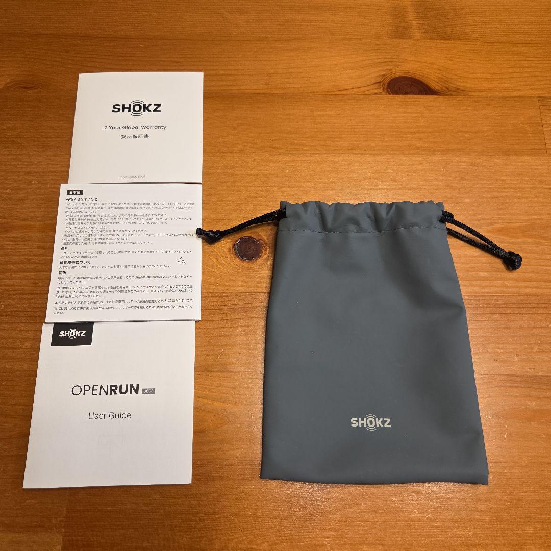 Shokz OpenRun Mini 骨伝導イヤホン ブラック
