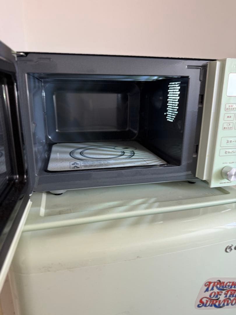 え*あ様 eangle 冷蔵庫と電子レンジ ライトグリーン