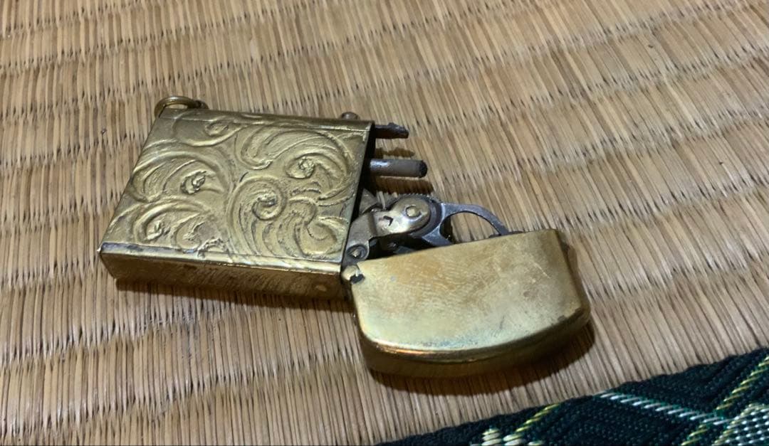 アンティーク 真鍮製ライター