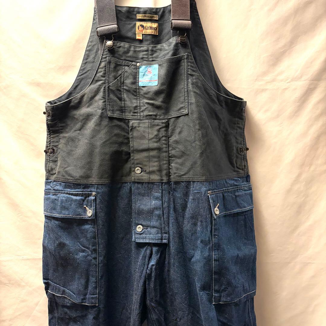 キ*ラ様 LYBRO ネイバルダンガリー（Dark Navy）56（XXXL）古