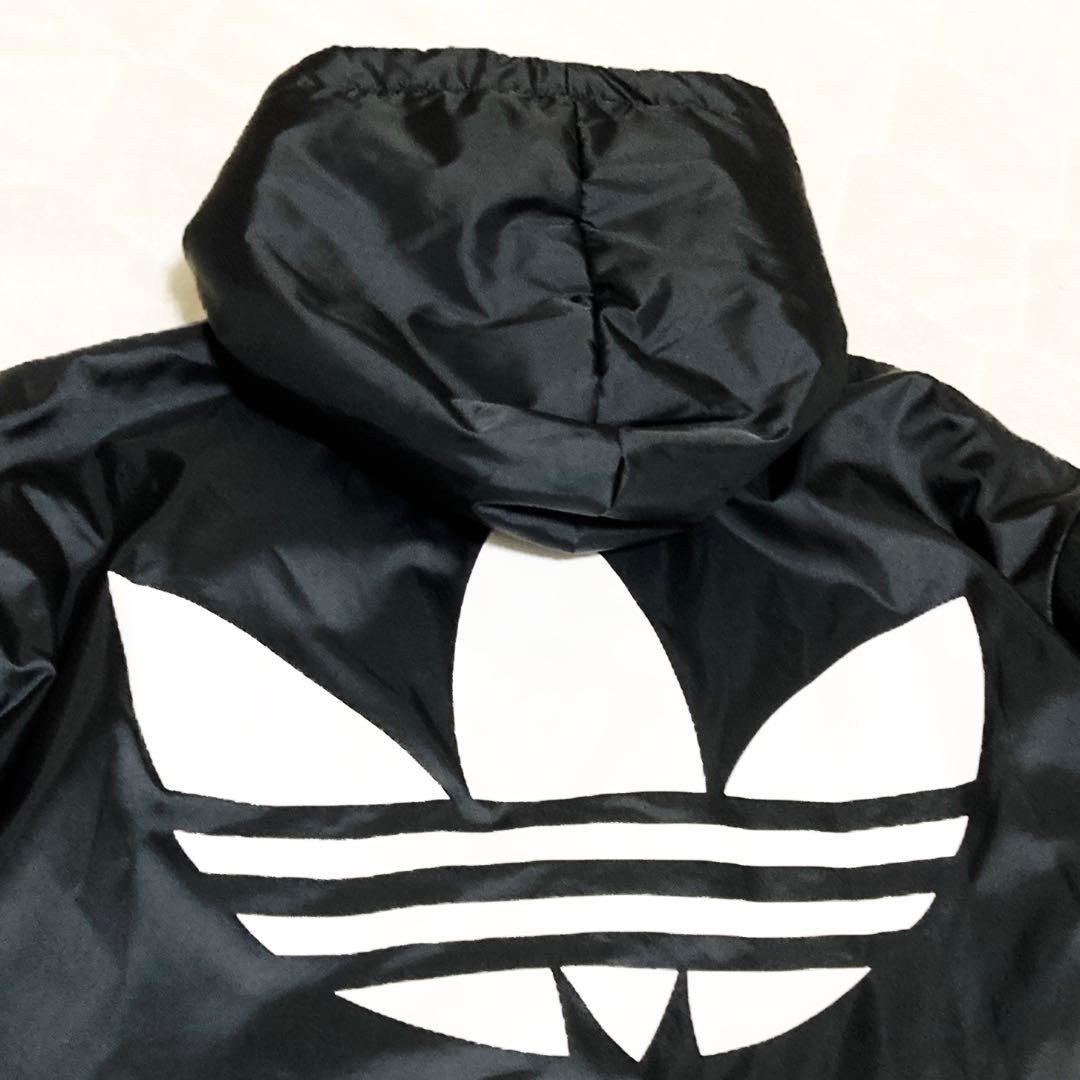 激レア アディダス HYKE コラボ ベンチコート M 常田 大希 ボア 黒