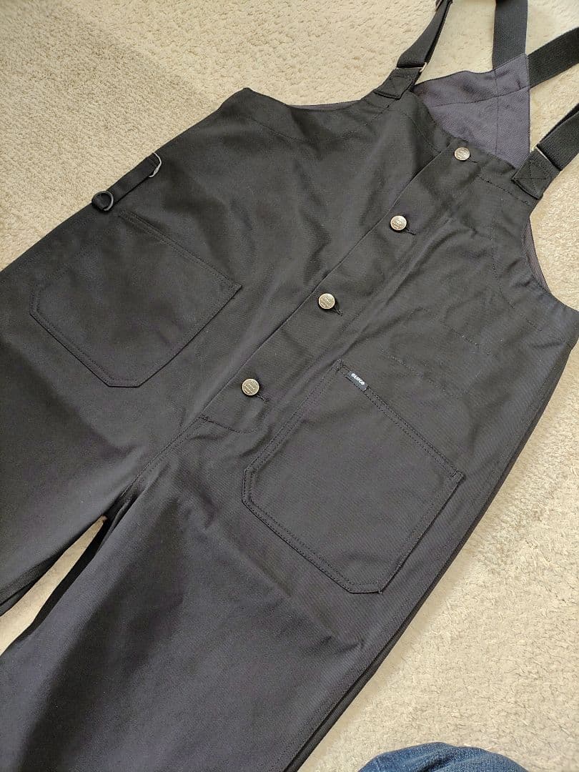 Sサイズ　BLUCO ブルコ　オーバーオール　ブラック