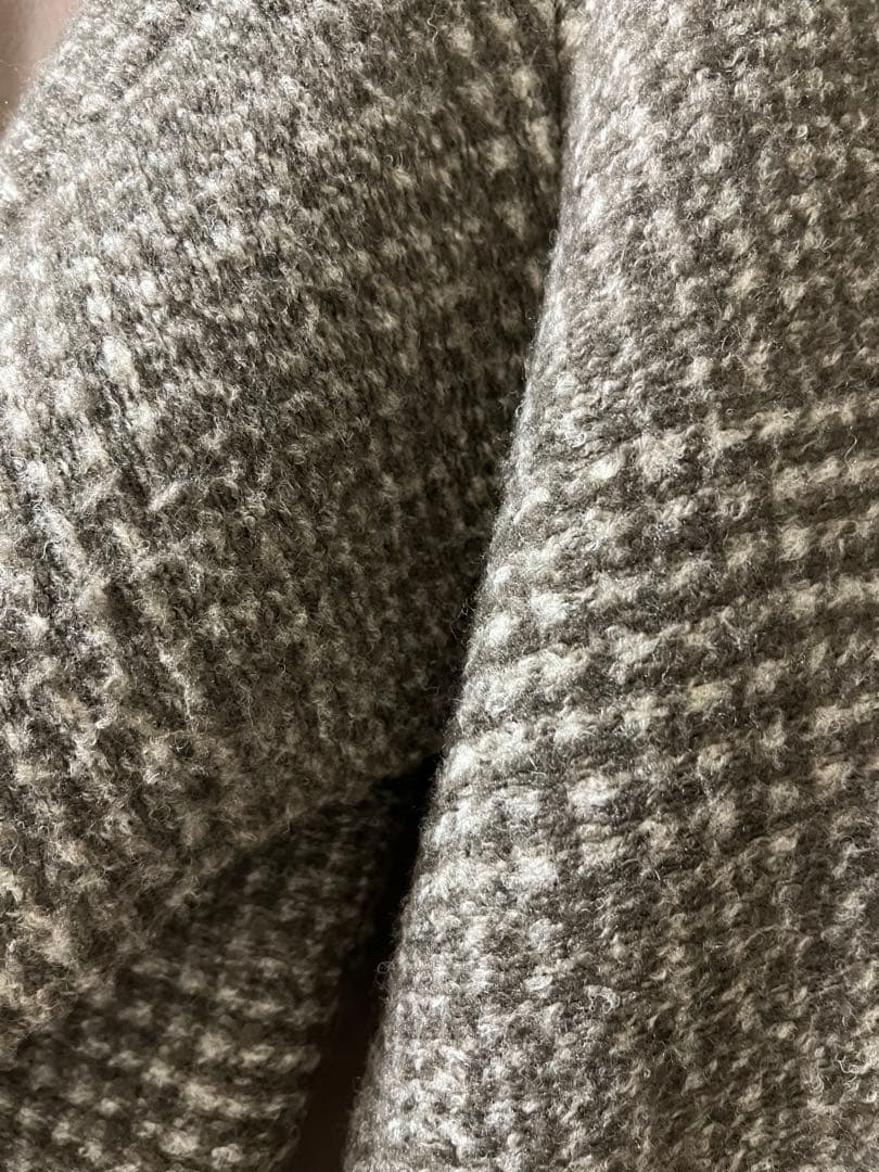 komi spick&span チェック柄コート