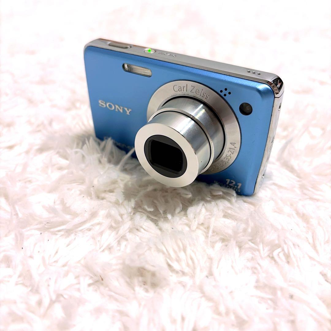 SONY 美品✨cyber shot dsc-w220 希少ブルー 85-10