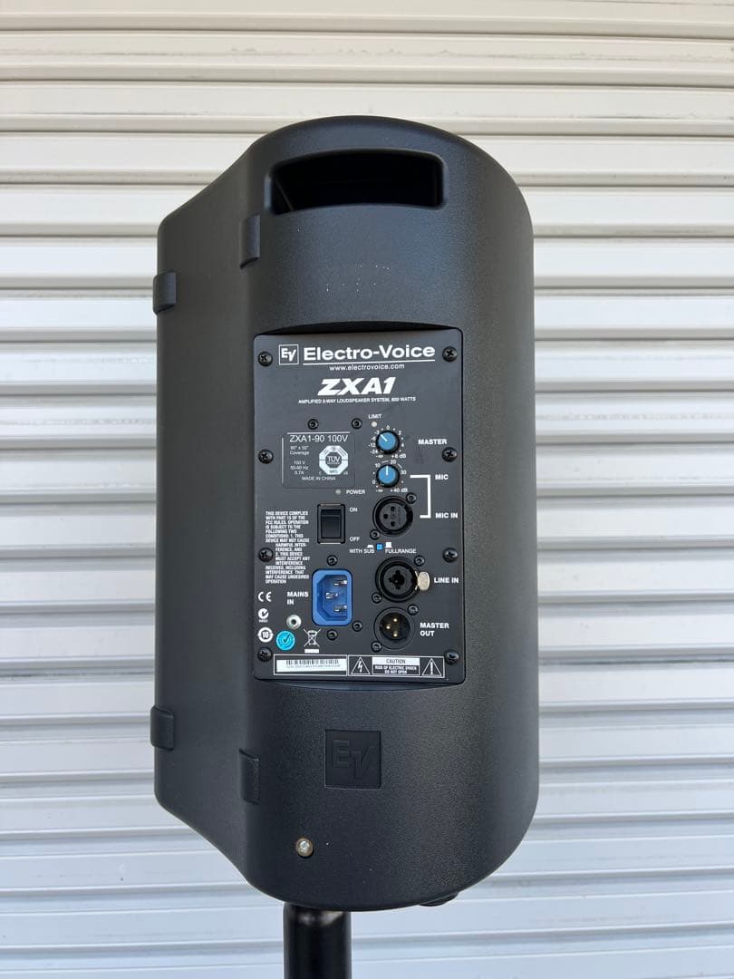 EV エレクトロボイス スピーカー スタンド付き ブラック ZXA1-90