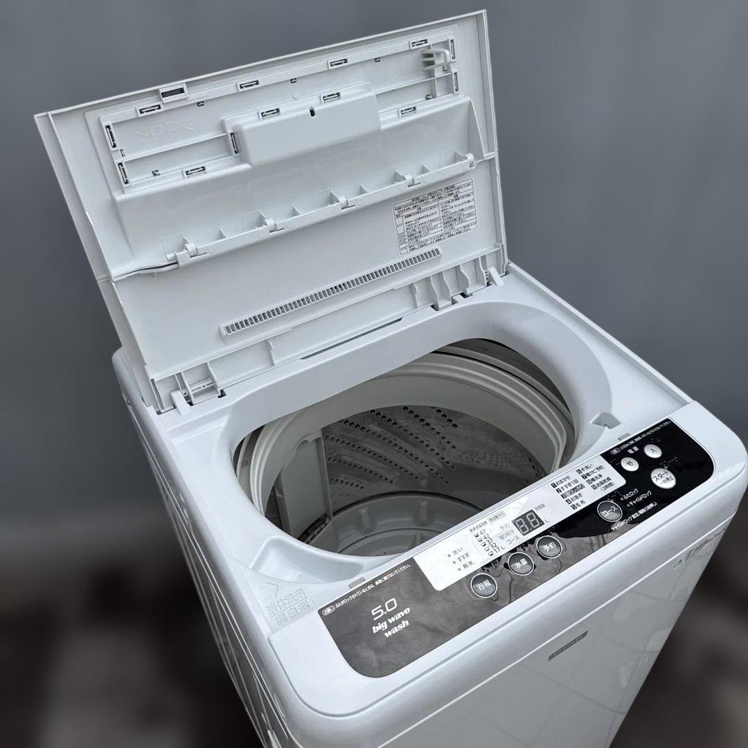 美品 Panasonic 縦型洗濯機 5.0kg 送風乾燥機能付