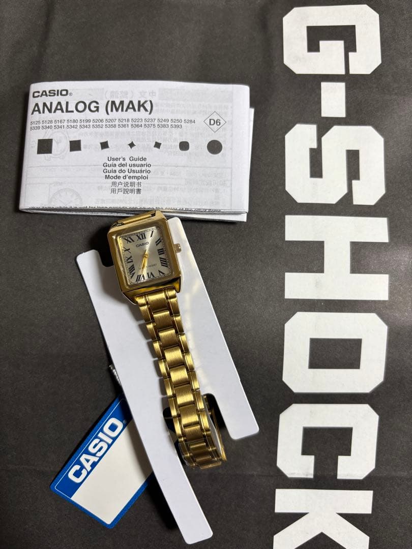 【新品】CASIO ltp-v007g-9b ゴールド　並行輸入品