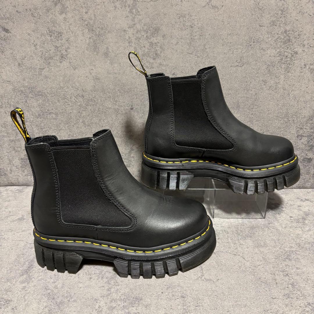 未使用級　ドクターマーチン　チェルシーブーツ　オードリック　ダブル　黒　2153