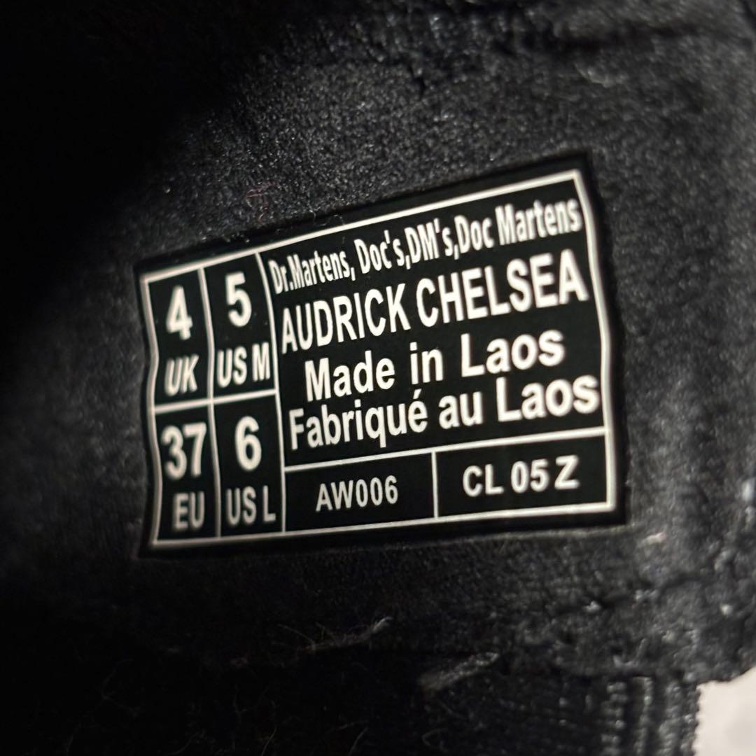 未使用級　ドクターマーチン　チェルシーブーツ　オードリック　ダブル　黒　2153