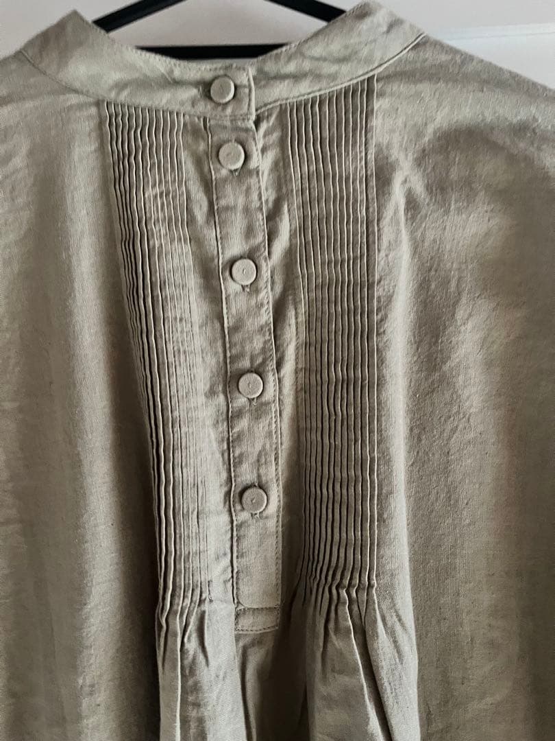 ミモザ　maison de soil スタンドカラーシャツ