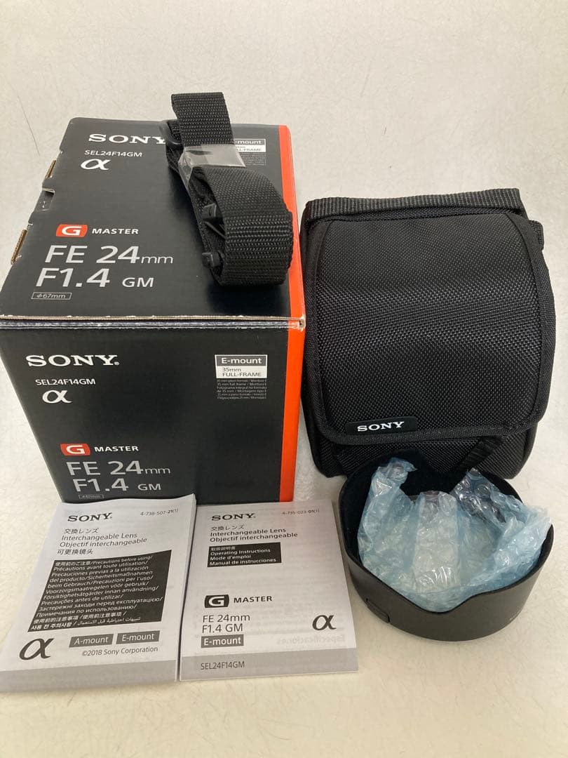 SONY FE 24mm F1.4 GM レンズ