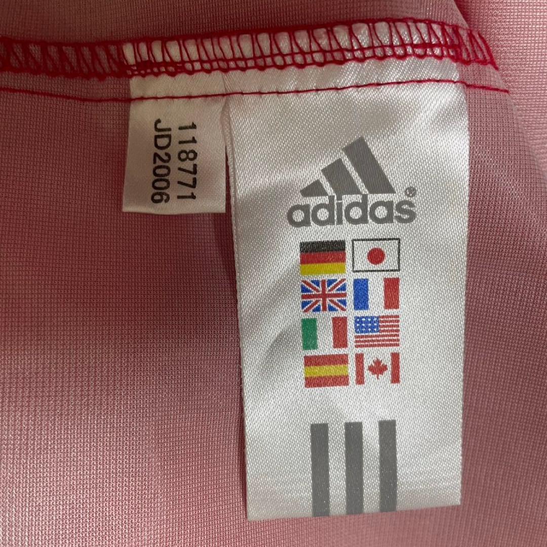 訳あり adidas アディダス 半袖シャツ Lサイズ レッド 2XO