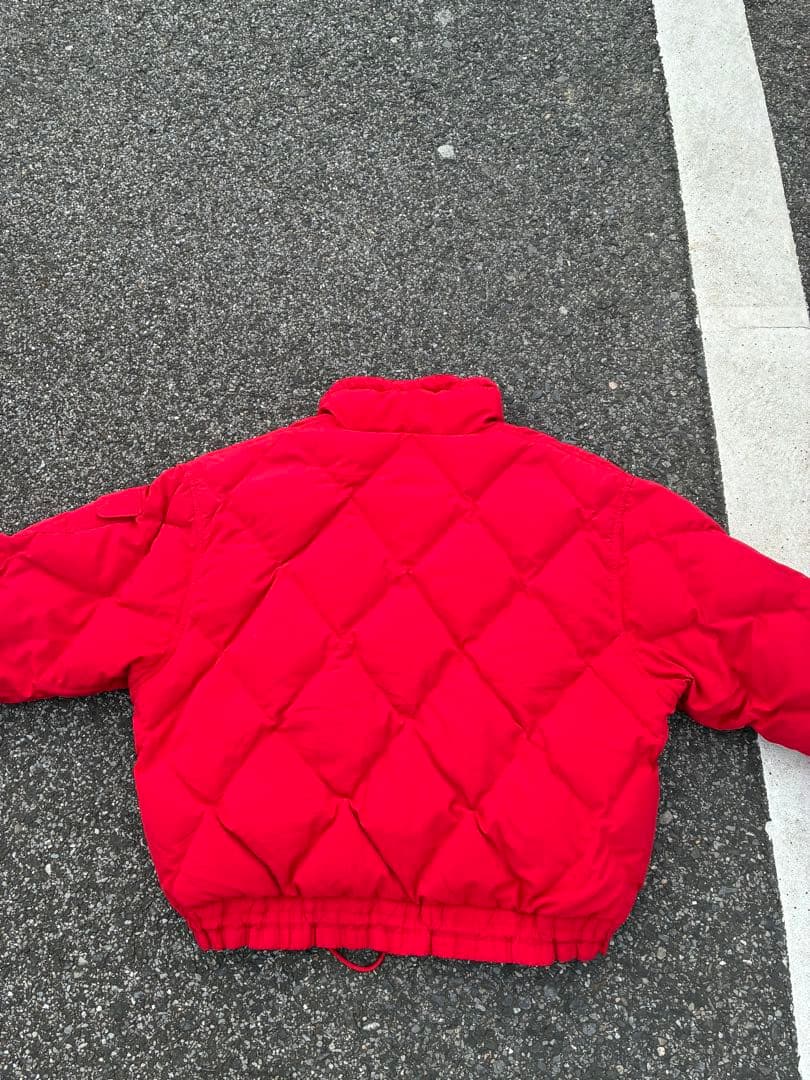 早い者勝ち　90s Eddie Bauer ダイヤキルト ダウン 赤