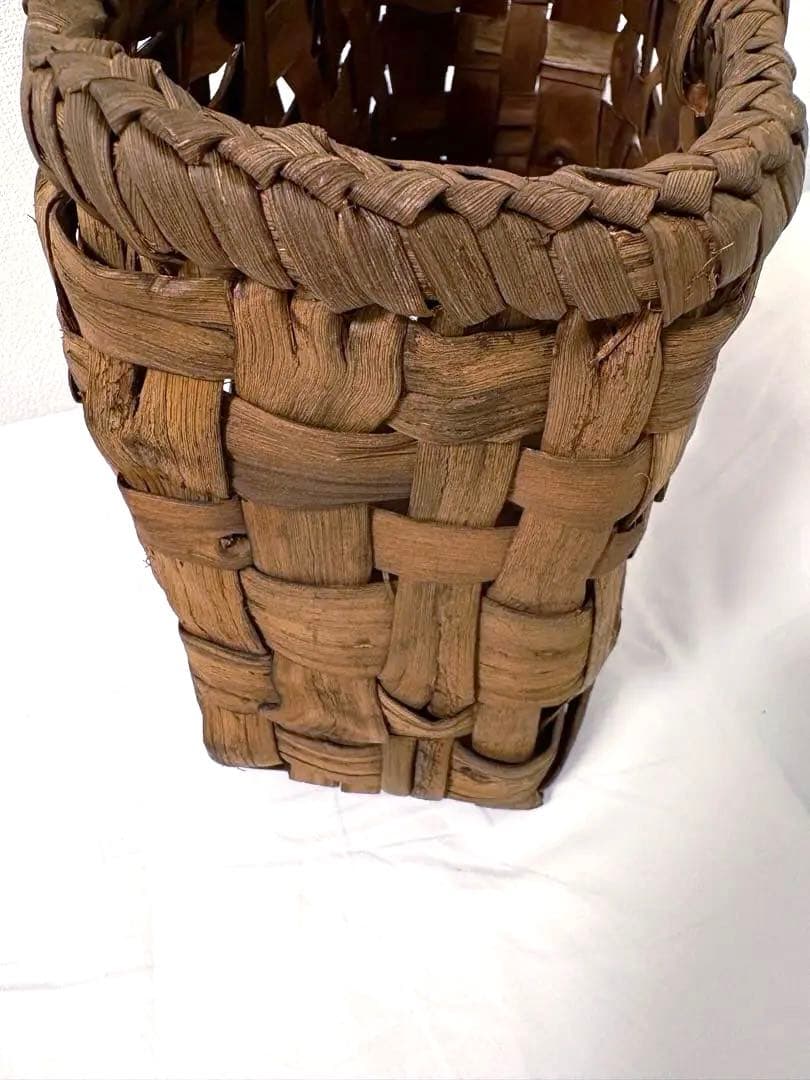 ミ*ー様 格安スタート❗️ 純国産 山葡萄 かごバッグ 新品未使用 かご 籠 山