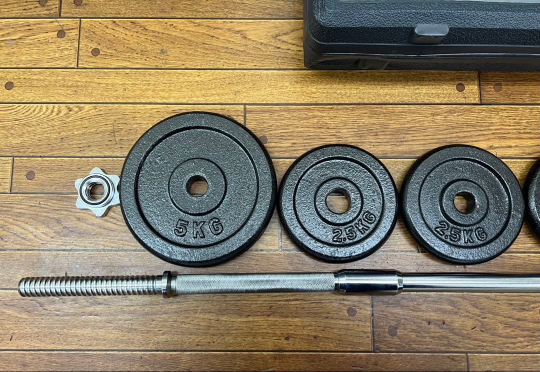 25kg 組み立て式バーベルセット　最強のパンチ力を身につけることができます！！