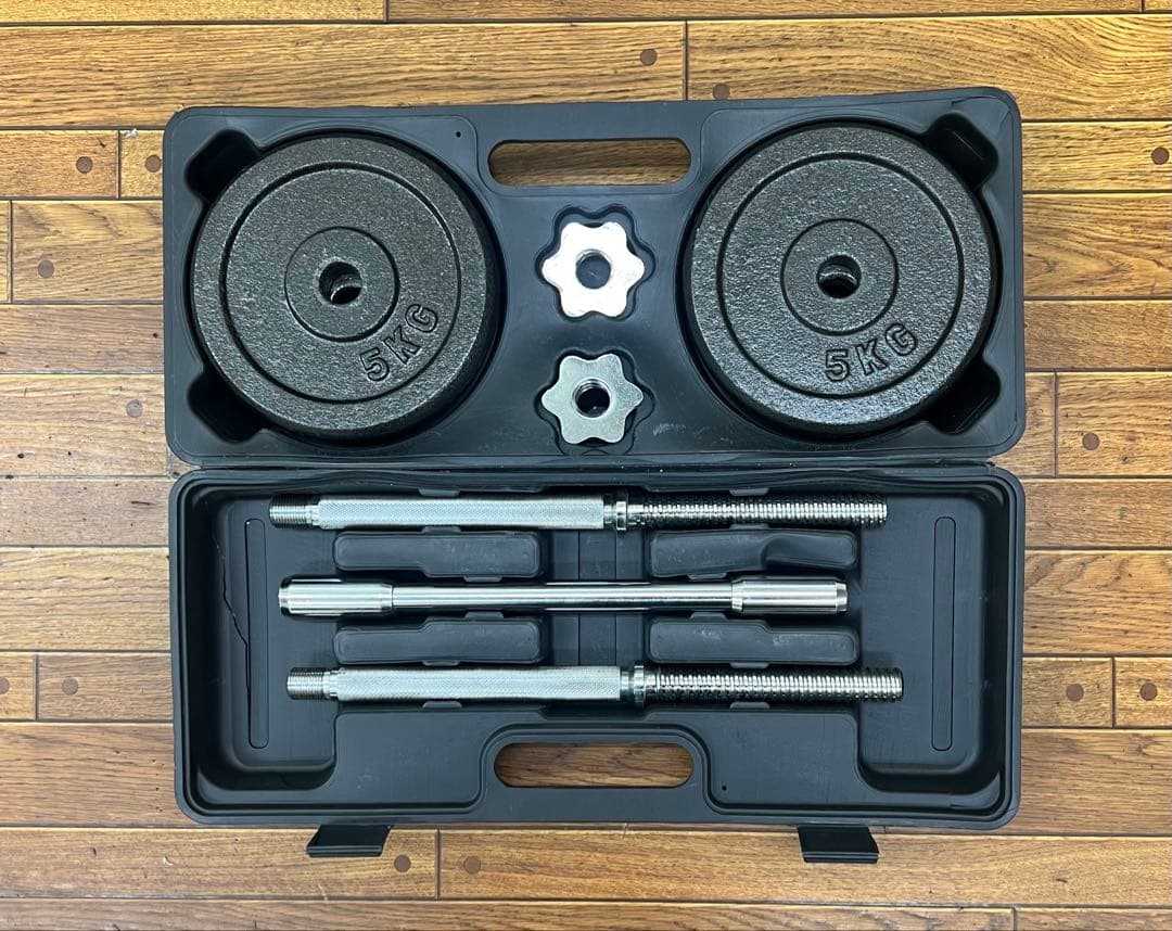 25kg 組み立て式バーベルセット　最強のパンチ力を身につけることができます！！