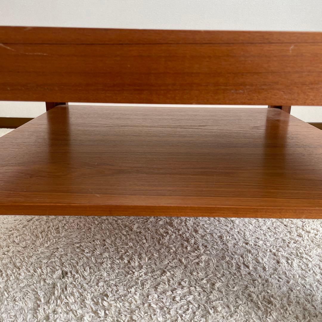 Myer メイヤー スモークガラストップ ローテーブル ヴィンテージ