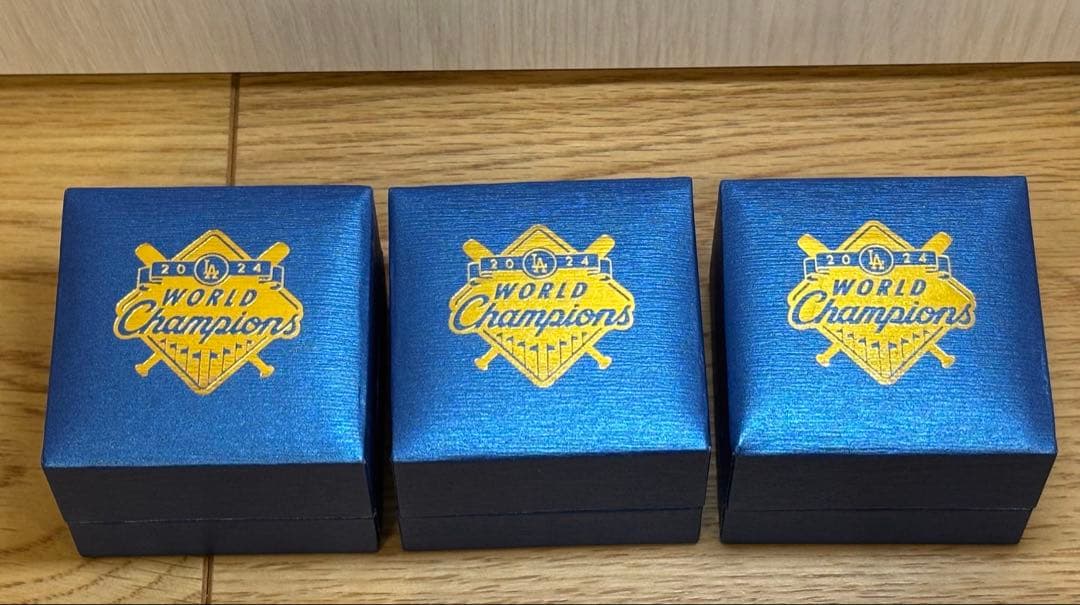 ⭐️非売品リング 特別構成セット⭐️ 大谷翔平 2024WS制覇 記念リング3種類