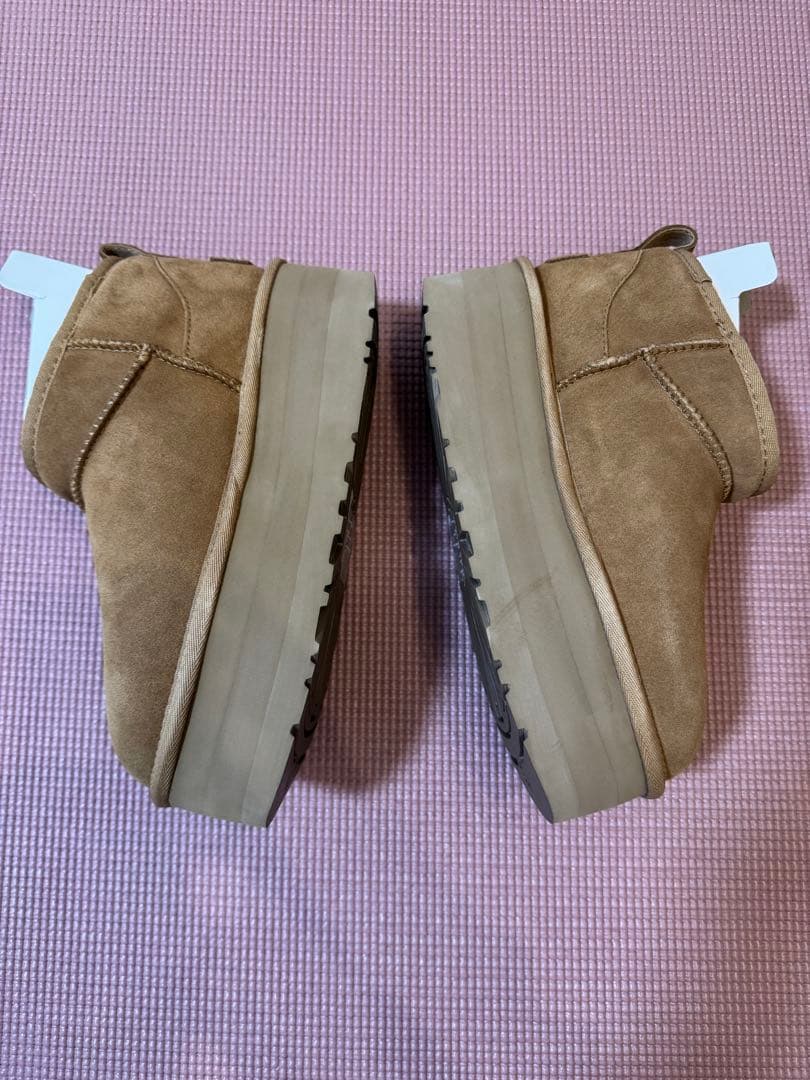 限定値下げ　UGG ウルトラミニプラットフォーム　7 チェスナット