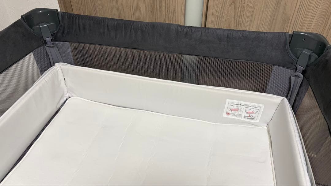 Aprica アップリカ ベビーベッド ココネル エアープラスAB グレー