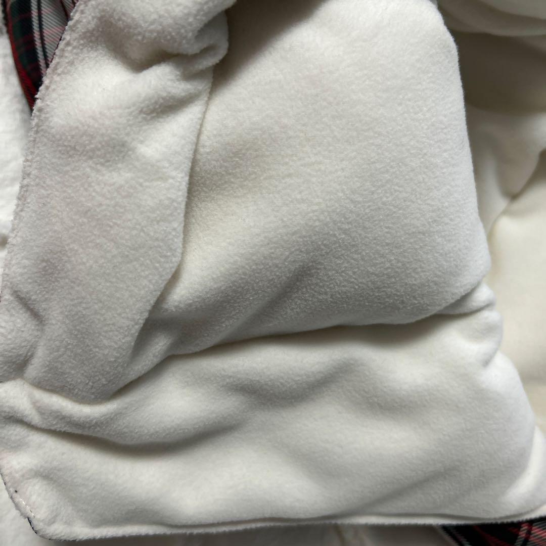 MONCLER チェック　ダウン　コート本物　おくるみ　モンクレール　ジャンパー