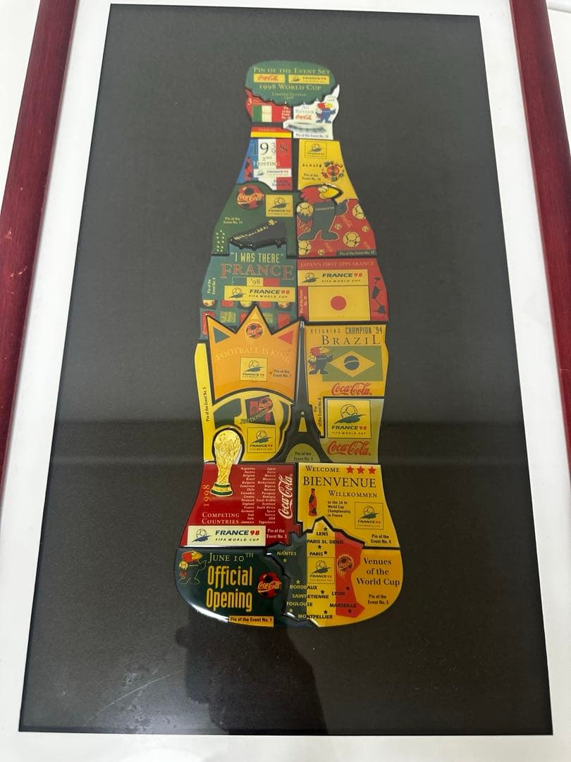 1998年コカ・コーラ【フランスワールドカップ】限定ピンバッチセット