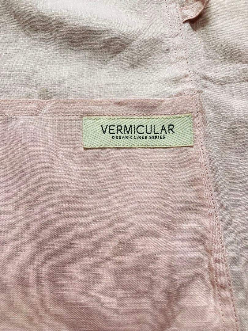 VERMICULAR オーガニックリネン エプロン 「sakura」