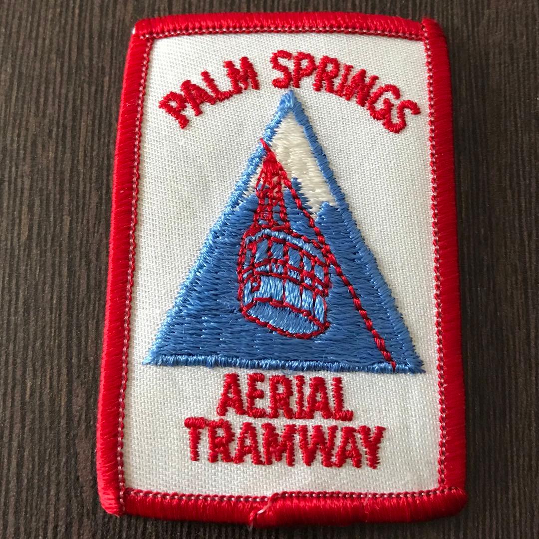 ヴィンテージ 刺繍 ワッペン  パームスプリングス・エリアル・トラムウェイ I