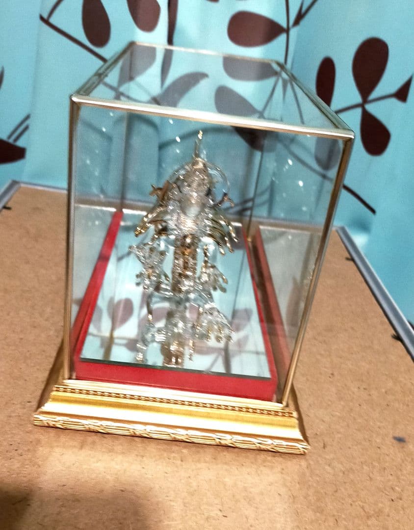 クリスタル龍置物