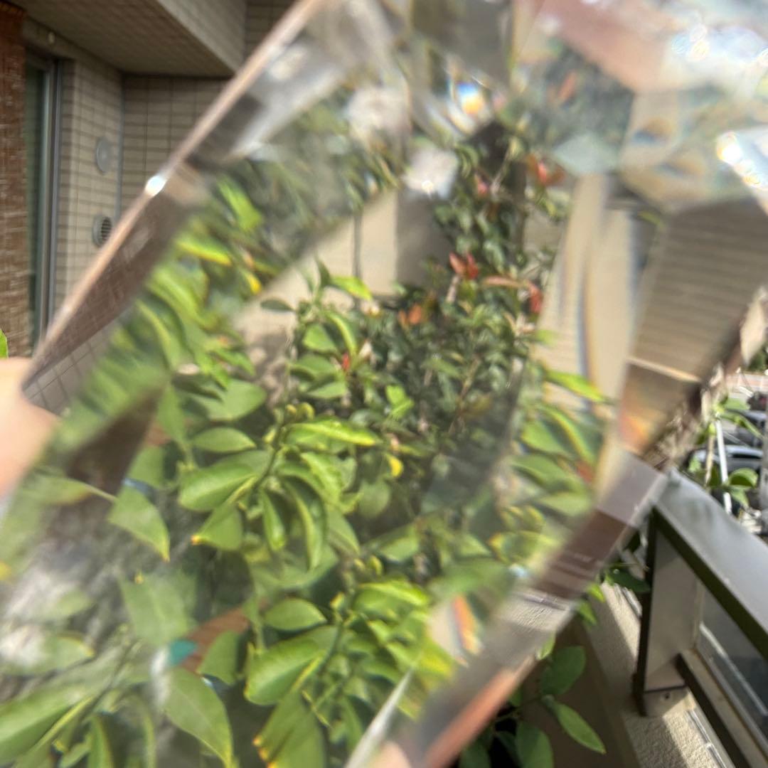 高品質　ヒマラヤ産　レムリアンシード　水晶　ファセットカット　置物　自然石①