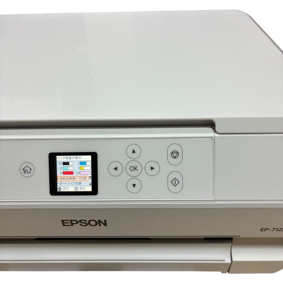印刷確認済み✨ EPSON EP-712A インクジェット複合機