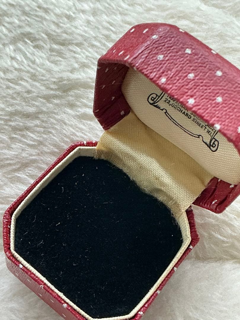 ヴィンテージアクセサリーケースBravington's 赤い六角形