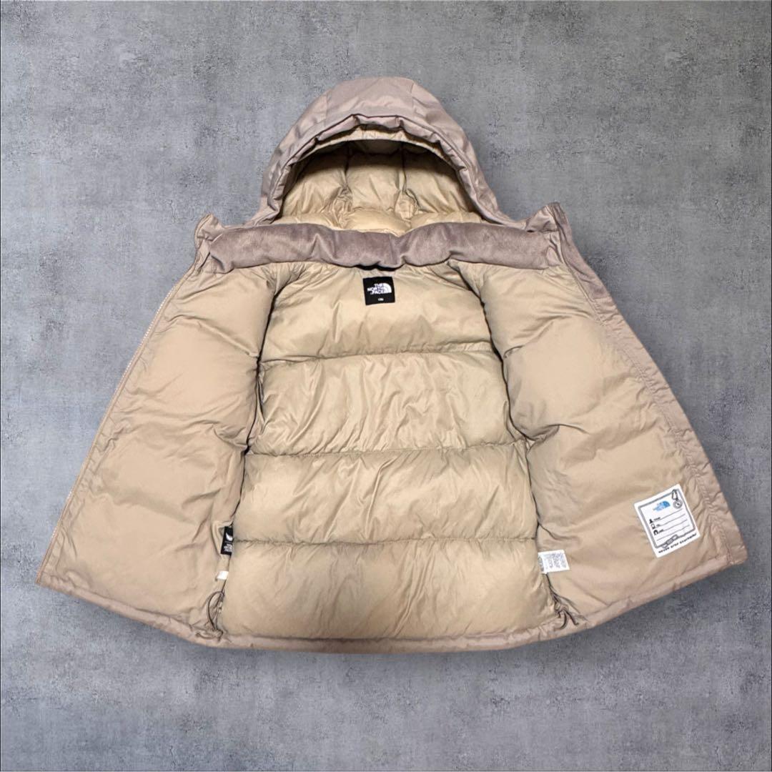 「極美品】THE NORTH FACE ダウンジャケット ベージュ キッズ130